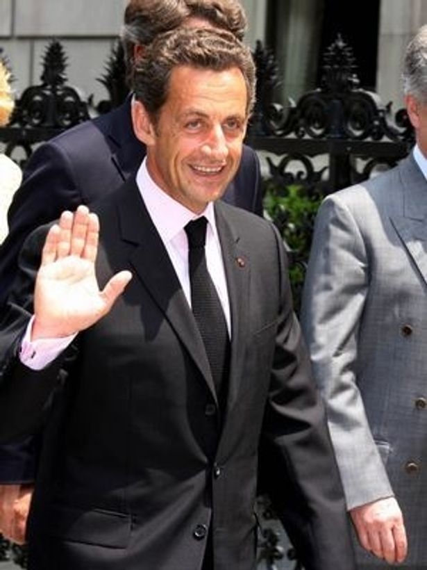 フランスの現大統領ニコラ・サルコジ。カーラは2008年にサルコジと結婚してファーストレディに