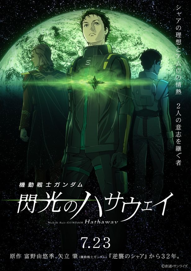 『機動戦士ガンダム 閃光のハサウェイ』は7月23日(木・祝)より公開される