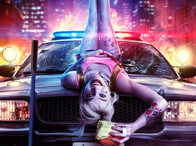 ハーレクインスーサイドスクワッドBIRDS OF PREY サイコパスtシャ