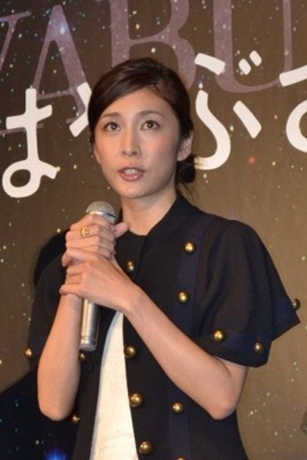 【写真】「日本人であることを誇りに思える映画です」と語る竹内結子