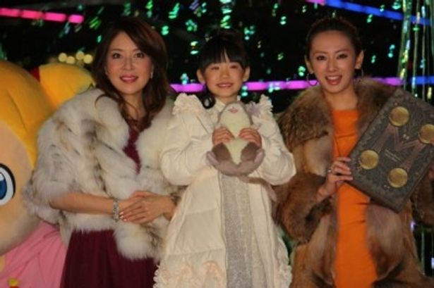 『マジック・ツリーハウス』のプレミアに登壇した北川景子、芦田愛菜、真矢みき