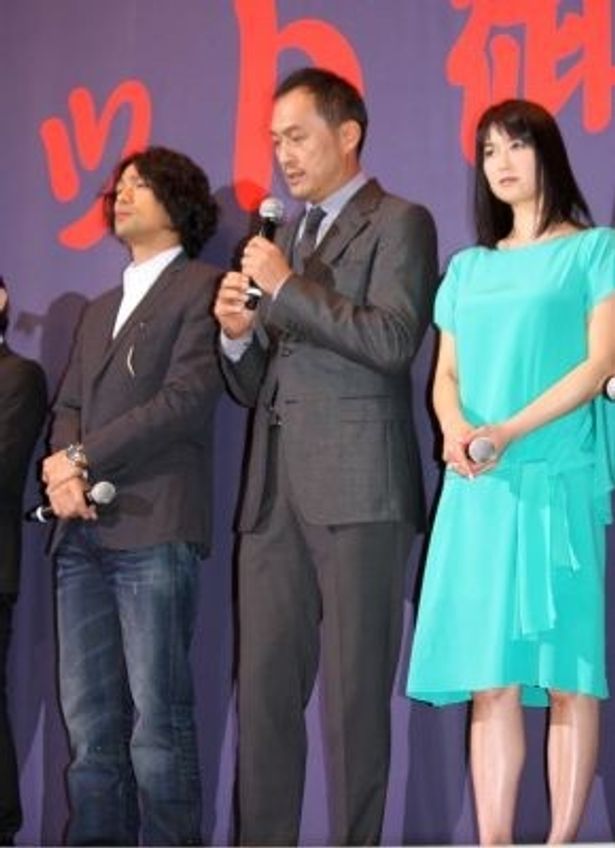 渡辺謙は「こんな日本人がいたんだということを誇りに思って、自慢していただければ」と映画をアピール