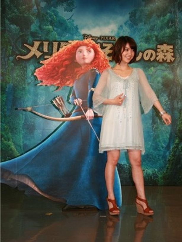大島優子 メリダとおそろしの森 のアフレコ収録を披露 試行錯誤しながらやるのは楽しい 画像4 10 Movie Walker Press