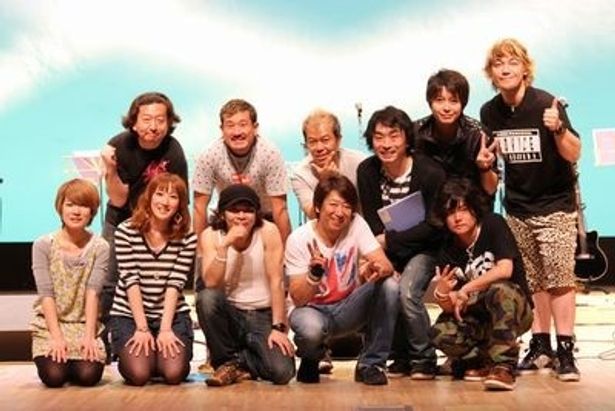 【写真を見る】5月12日・13日にそれぞれ香川と岡山でチャリティーイベントを行なった声援団。写真は岡山公演の参加メンバー