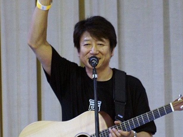 声援団発起人にして団長の声優・井上和彦。「ガンダムAGE」や「NARUTO」「夏目友人帳」など出演作は数えきれない