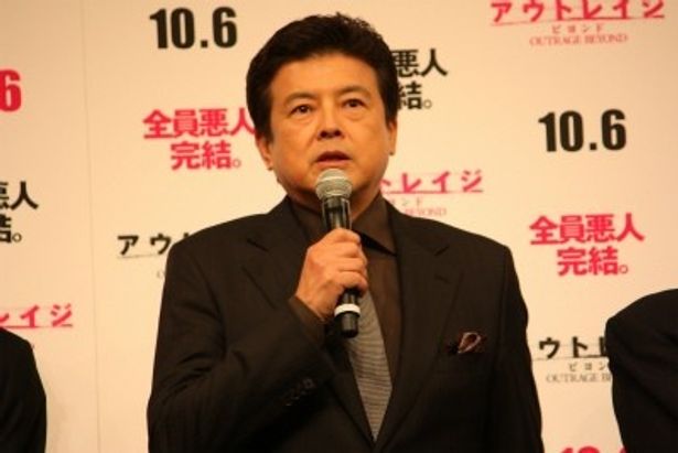 山王会会長・加藤役の三浦友和