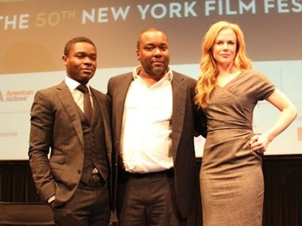 第50回ニューヨーク映画祭に登壇したデヴィッド・オイェロ​ウォ、リー・ダニエルズ​監督、ニコール・キッ​ドマン