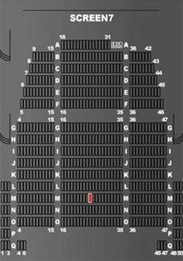 【写真を見る】座席表で確認してみると、ベストポジションは意外なほど後ろの座席だった！