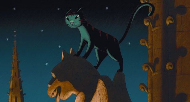 【写真を見る】世界初のアニメ・ノワール？謎多き自由奔放なネコがパリの街を駆け巡る