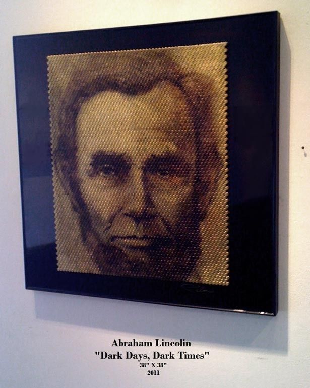 第16代大統領エイブラハム・リンカーン。ボサッとした髪の毛、ヒゲなど、デイ＝ルイスと瓜二つ