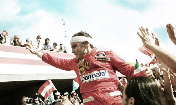 緻密なレース運びを得意としたレーサー、ニキ・ラウダを演じたダニエル・ブリュール