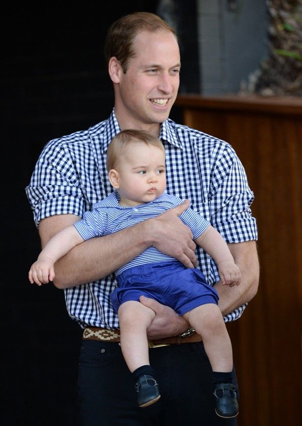 キャサリン妃似と言われている生後9か月の王子が、加工されてウィリアム王子の赤ん坊のころのような顔つきに