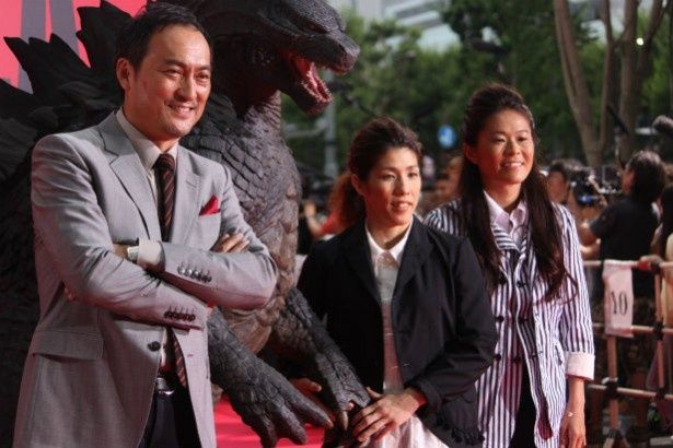 渡辺謙が『GODZILLA　ゴジラ』を澤穂希、吉田沙保里らとPR