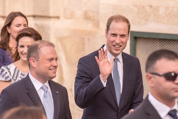 キャサリン妃の代わりにマルタ島での式典に出席したウィリアム王子