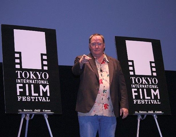 第27回東京国際映画祭オープニングで上映された『ベイマックス』の製作総指揮を務めたジョン・ラセター