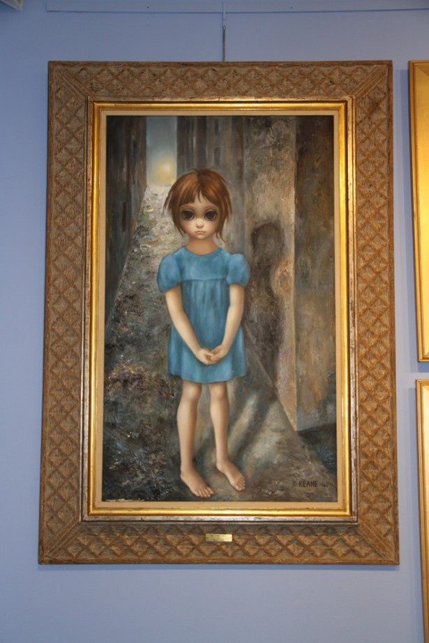 マーガレット・キーンの絵は、大きな目が特徴