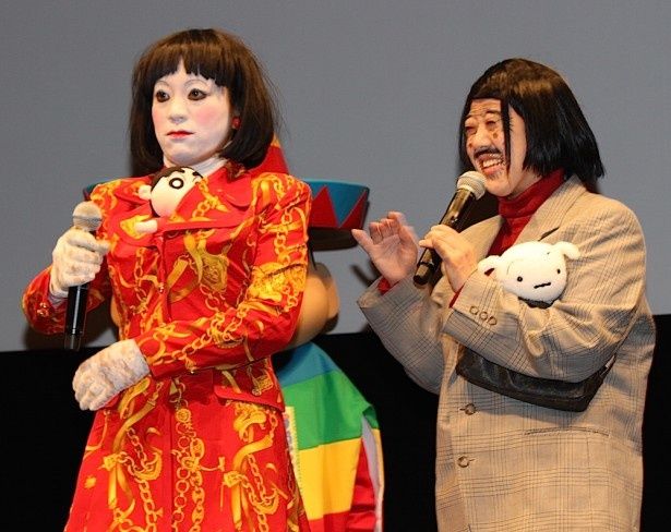 細貝さんと朱美ちゃんのキャラクターそのままで映画に登場する日本エレキテル連合