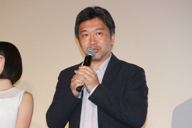 メガホンをとった是枝裕和監督