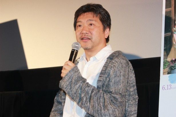 メガホンをとった是枝裕和監督