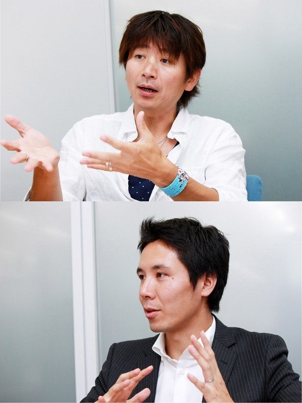 「THE LAST COP/ラストコップ」を手掛けた日本テレビプロデューサーの戸田一也氏(上)と、Huluプロデューサーの岩崎広樹氏(下)