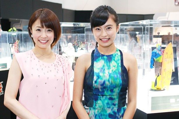 「アベンジャーズ200％ホットトイズ」のプレスプレビューに登場した小島瑠璃子と小林麻耶