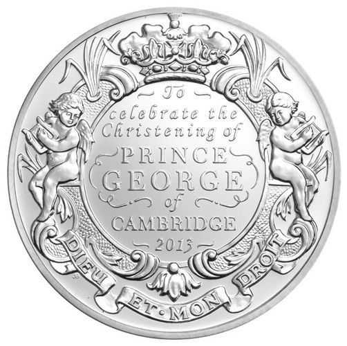 シャーロット王女の洗礼式記念の硬貨発売へ