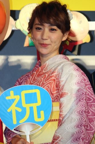 大島優子、推しメンのクリームパンダと笑顔で初対面