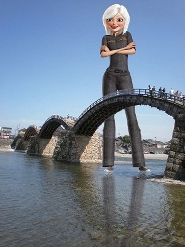 山口県岩国市の錦川に架橋された錦帯橋