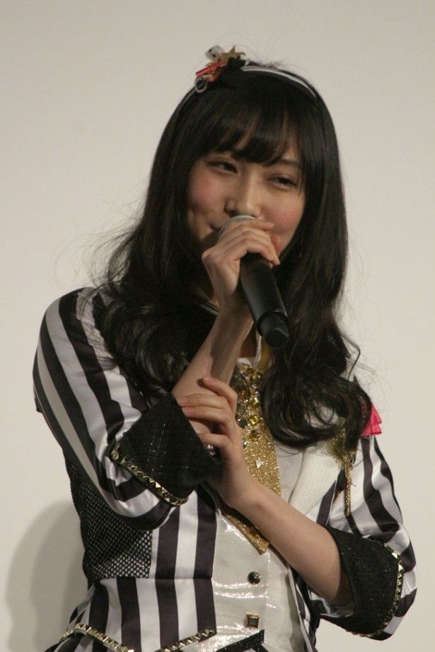 NMB48の舞台挨拶にのみ登場した矢倉楓子
