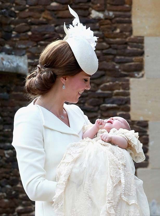 昨年5月2日に誕生したばかりのシャーロット王女