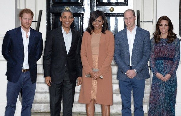 米オバマ大統領とミシェル夫人がイギリスを訪問