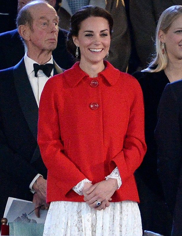 ZARAのジャケットで女王の誕生会に出席したキャサリン妃