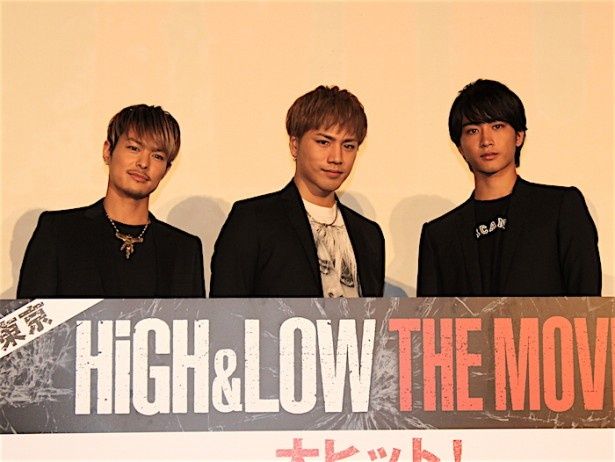 『HiGH＆LOW THE MOVIE』の初日舞台挨拶が開催された