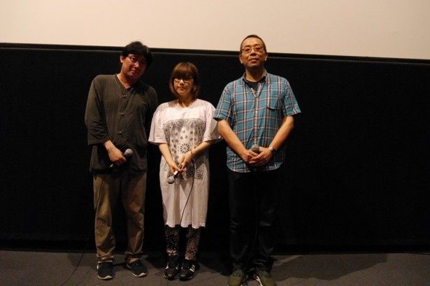 3人は熊野の地で『溺れるナイフ』の上映が実現したことに、喜びの言葉を述べた