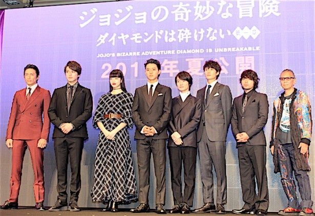 【写真を見る】山崎賢人、神木隆之介、小松菜奈ら豪華キャストが『ジョジョの奇妙な冒険』実写化に集結！