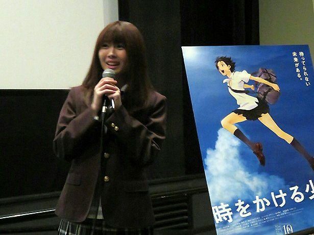【写真を見る】SKE48の二次元同好会代表として登壇した谷真理佳。細田監督作品の魅力を熱く語り会場を盛り上げた