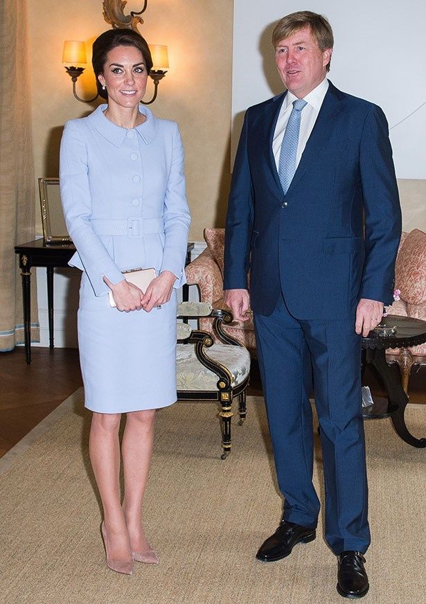 【写真を見る】オランダ国王ウィレム＝アレクサンダーと会談したキャサリン妃