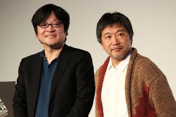 共に次回作について言及した細田監督と是枝監督