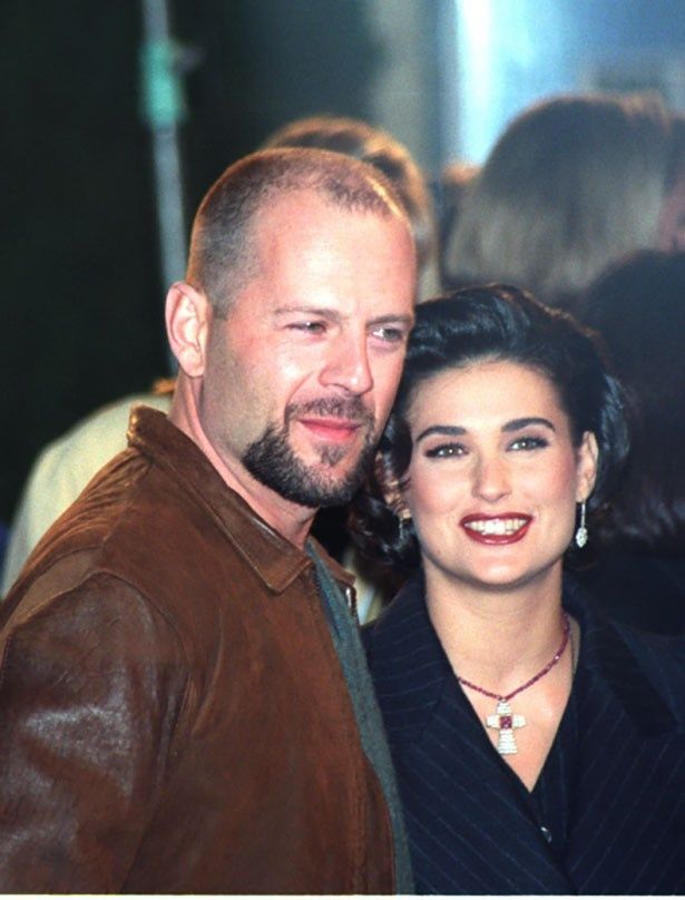 1991年に娘スカウトを授かったデミ・ムーアと俳優ブルース・ウィリス