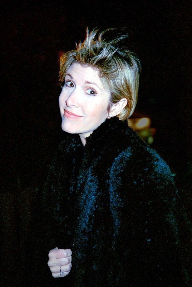1988年、レイア・オーガナの面影残るキャリー・フィッシャー