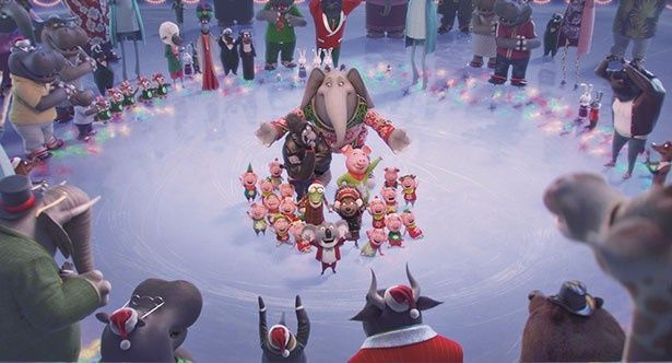 『SING/シング』の陽気なクリスマス特別映像が到着