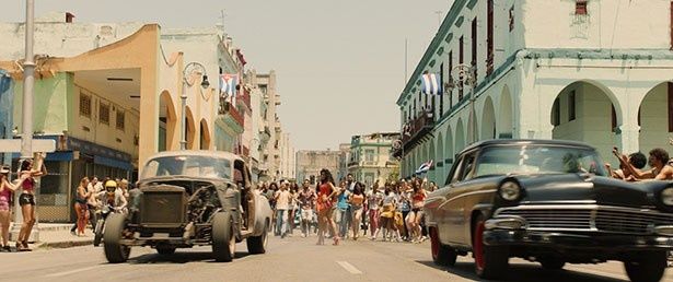 ハリウッドメジャー映画では初となるキューバでのロケを敢行